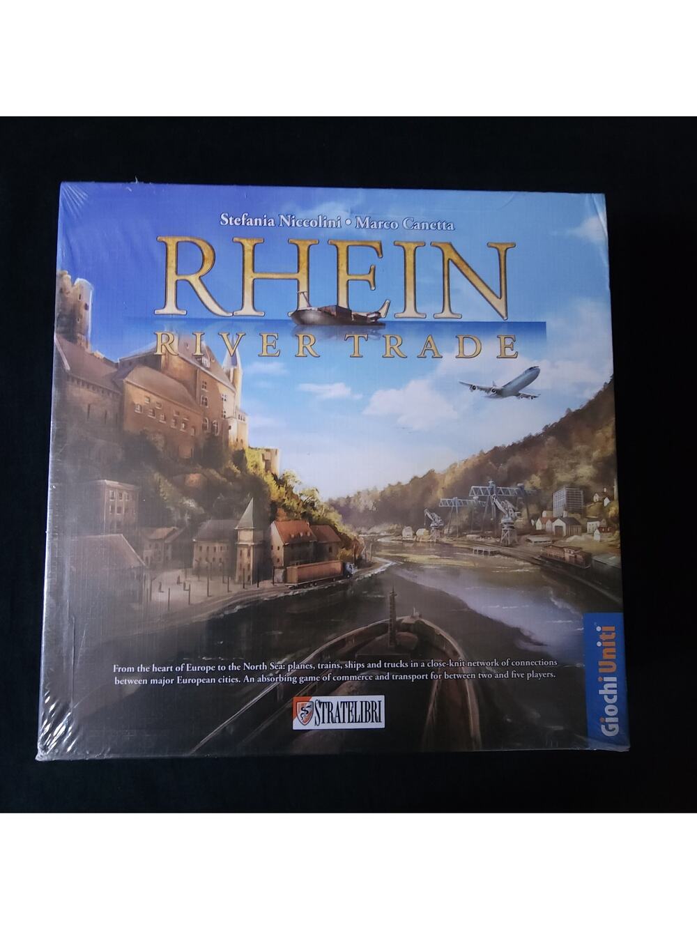 Rhein River Trade Board Game Stefania Niccolini by Giochi Uniti - New Sealed